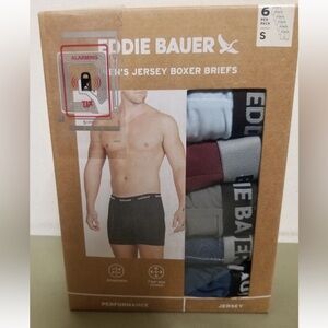 Eddie Bauer Men's Boxer Briefs - Light Blue, Maroon, Gray, Navy, Black 6 pk sz s